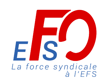 Logo FO à l'EFS